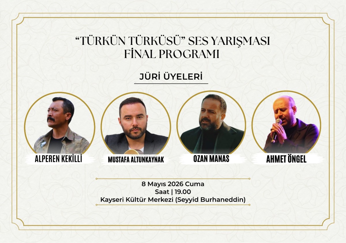 TÜRKÜN TÜRKÜSÜ SES YARIŞMASINDA FİNAL ZAMANI