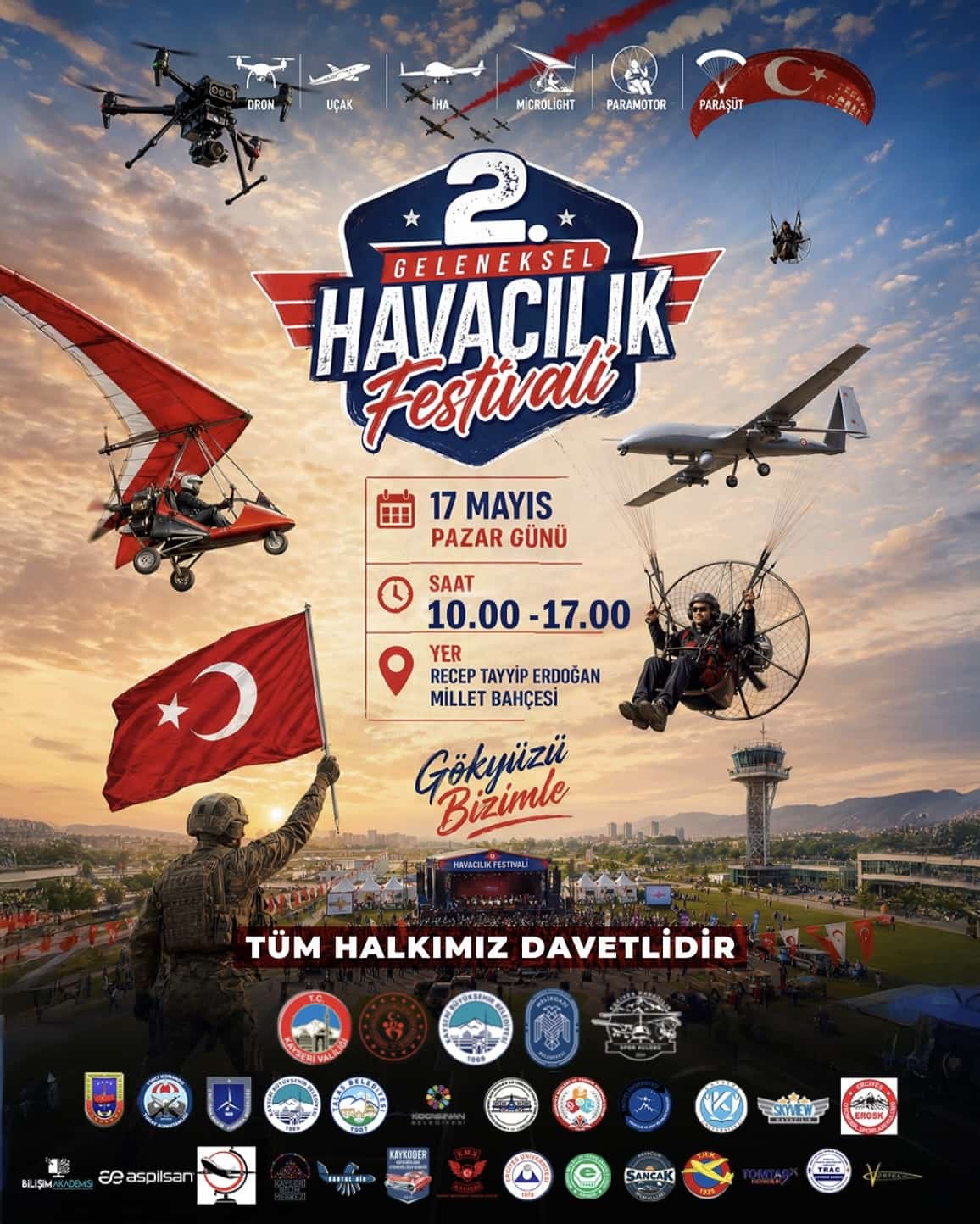 2. GELENEKSEL HAVACILIK FESTİVALİ BAŞLIYOR