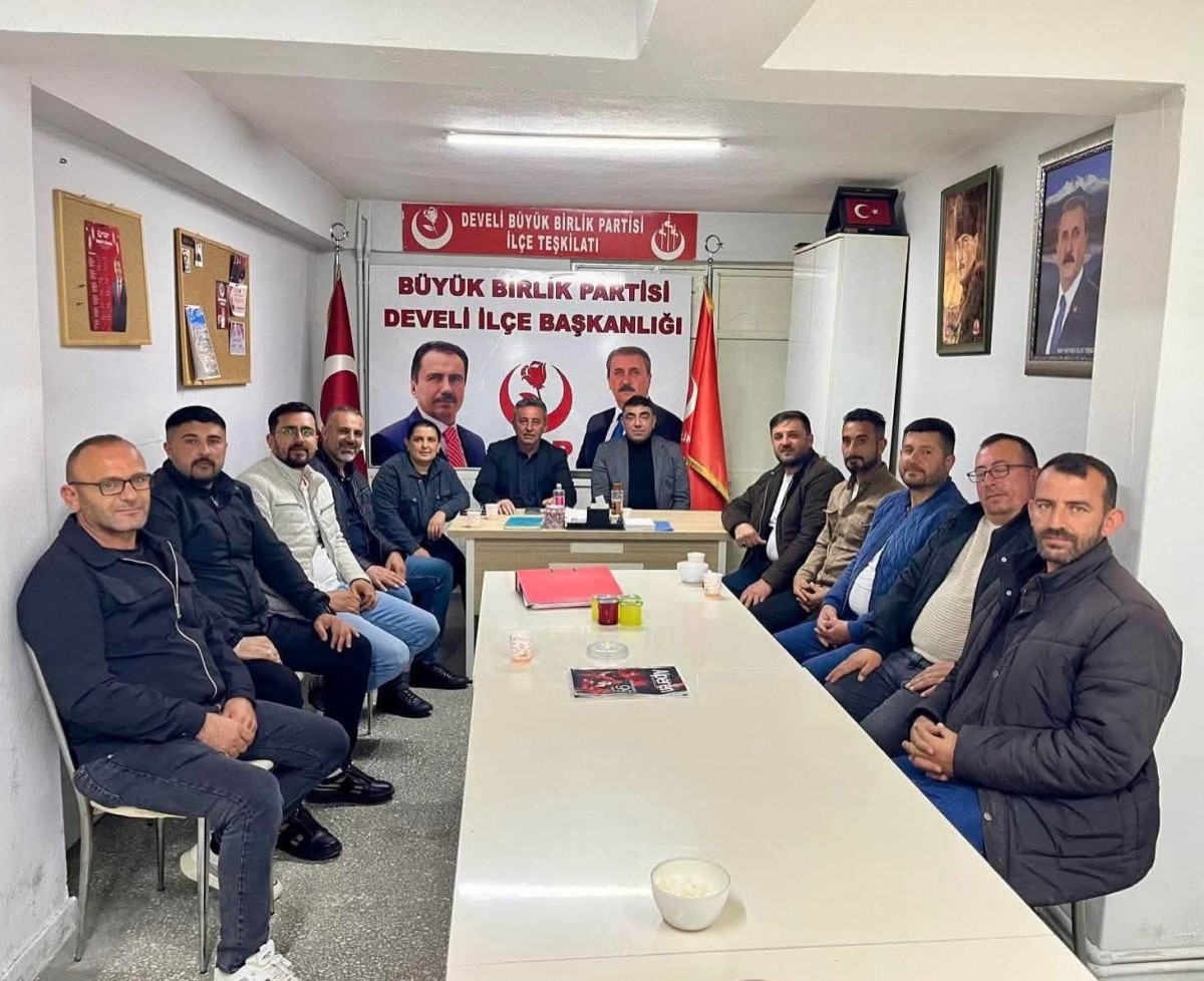 BBP DEVELİ İLÇE TEŞKİLATI MAYIS TOPLANTISI YAPILDI 