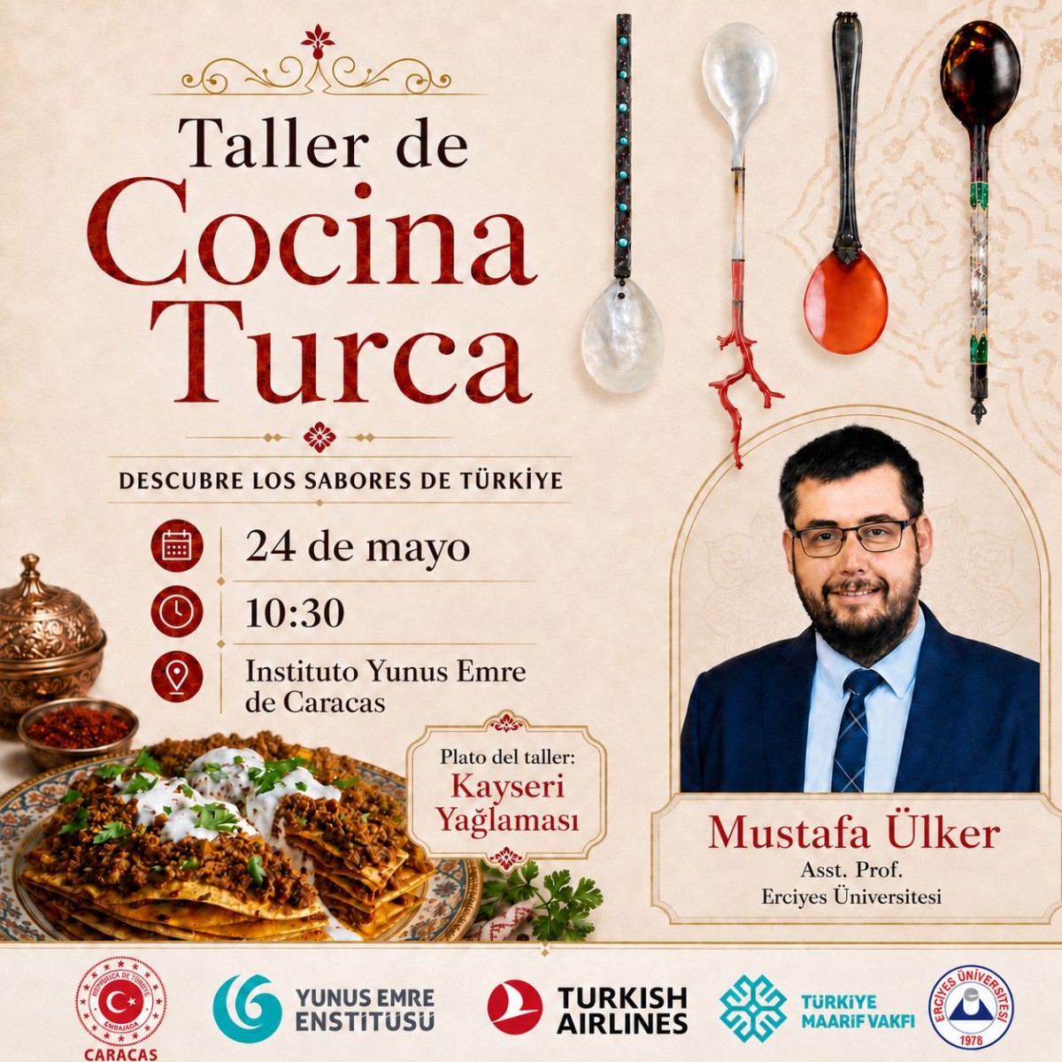 KAYSERİ MUTFAĞI VENEZUELLE'DA TANITILACAK 