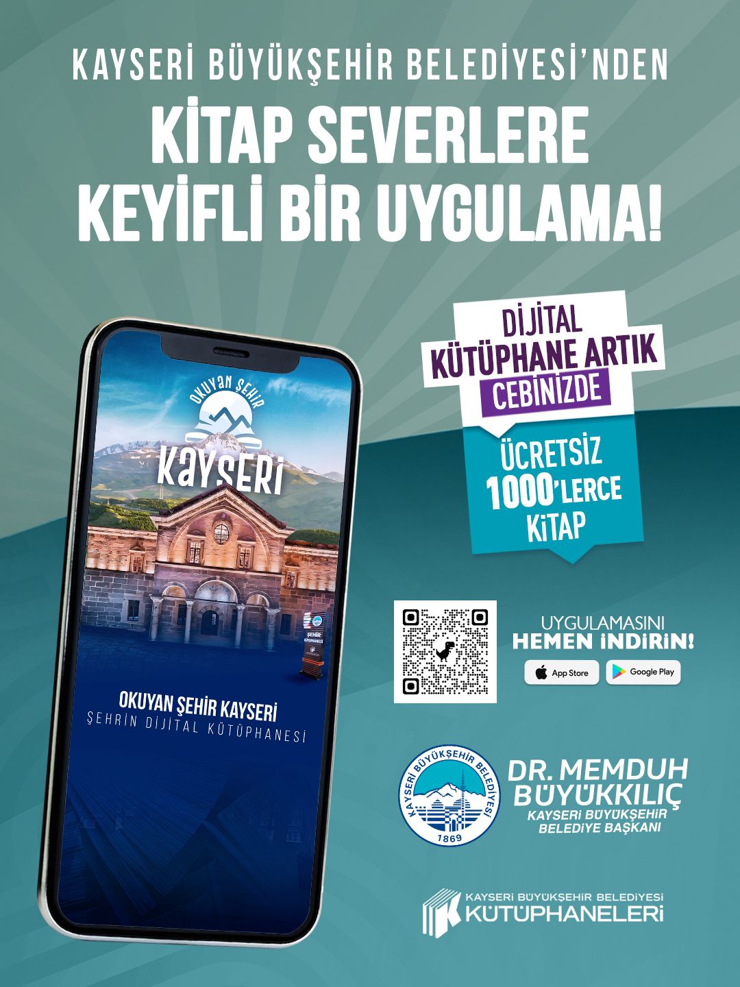 BÜYÜKŞEHİR’DEN ‘DİJİTAL KÜTÜPHANE’ HAMLESİ