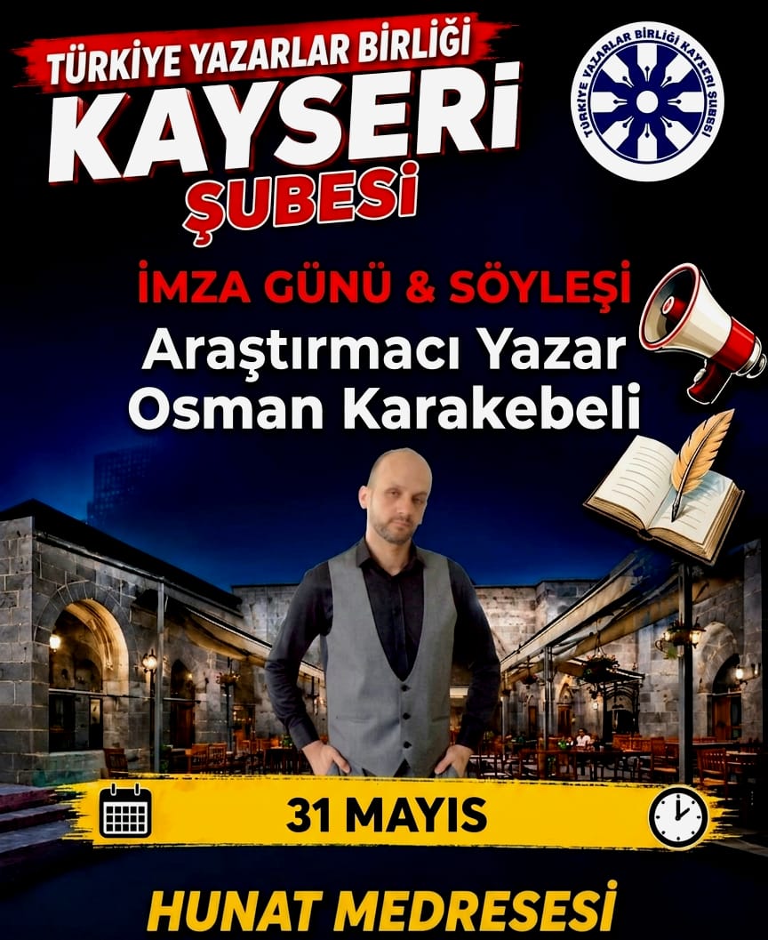 KARAKEBELİ'NİN İMZA GÜNÜ YARIN 