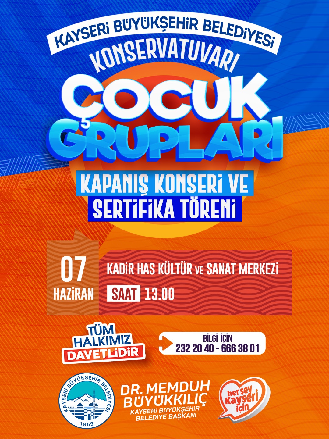 KONSERVATUVARIDAN KAPANIŞ KONSERİ VE SERTİFİKA TÖRENİ
