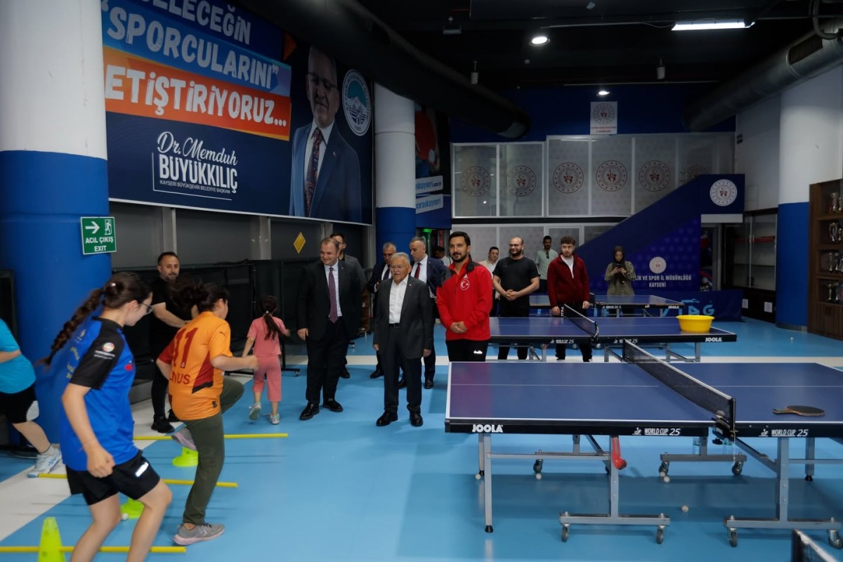 BAŞKAN BÜYÜKKILIÇ: “GELECEĞİN SPORCULARINI YETİŞTİRİYORUZ”