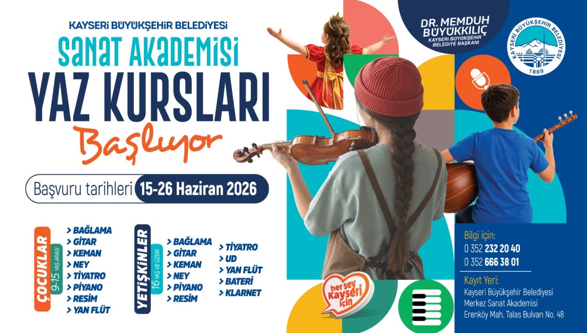 BÜYÜKŞEHİR KONSERVATUVARI’NDA KAYIT HEYECANI