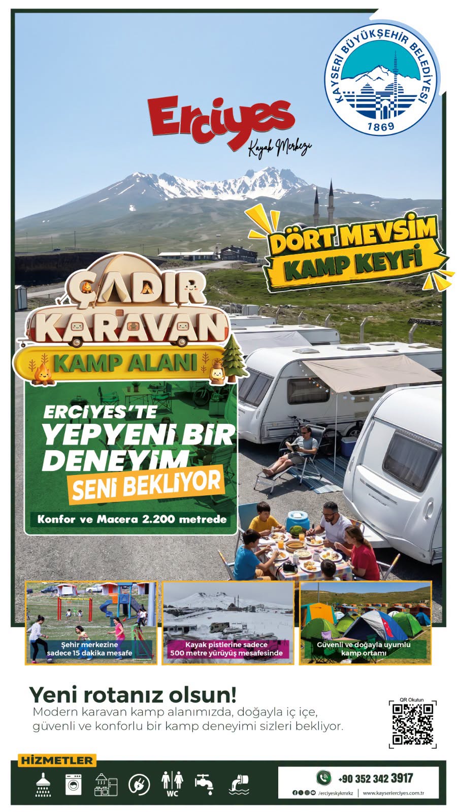 ERCİYES’TE DOĞA, SPOR, MACERA VE HEYECAN DOLU BİR YAZ
