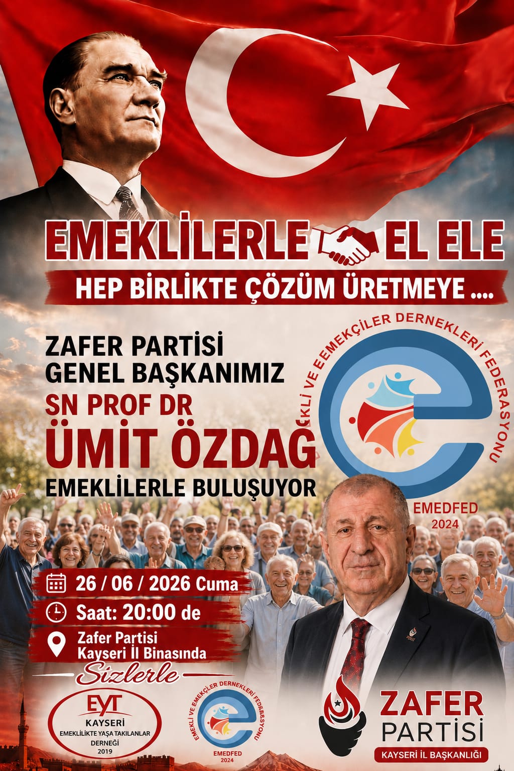EYT'LİLER ÜMİT ÖZDAĞ İLE BULUŞUYOR