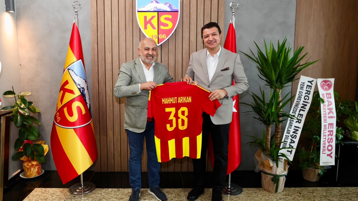 ARIKAN'DAN KAYSERİSPOR'A ZİYARET 
