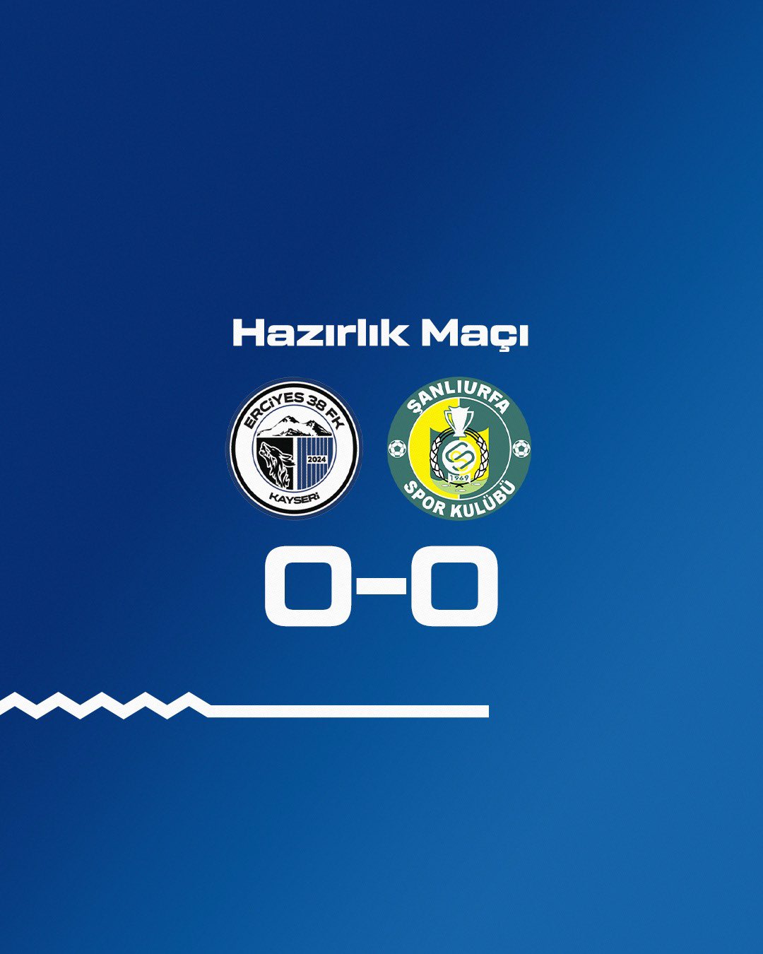 ERCİYES 38 FK, GOLSÜZ BERABERE KALDI 