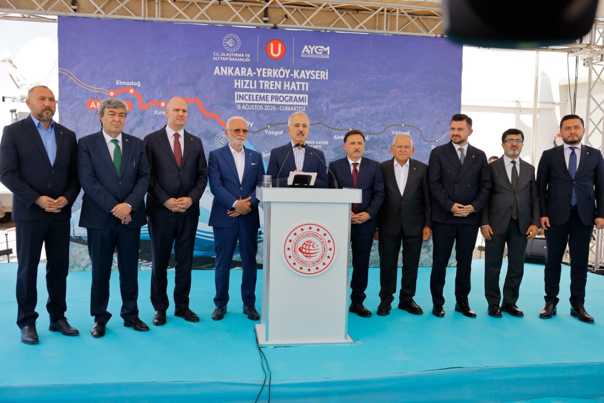 BAKAN URALOĞLU VE BAŞKAN BÜYÜKKILIÇ’TAN YÜKSEK HIZLI TREN PROJESİNDE İNCELEME