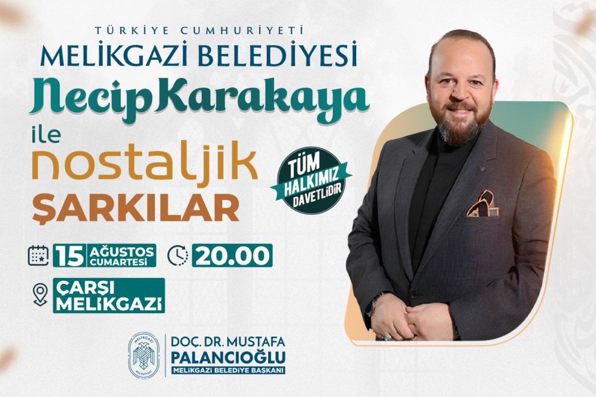 ÇARŞI MELİKGAZİ’DE NOSTALJİ RÜZGARI