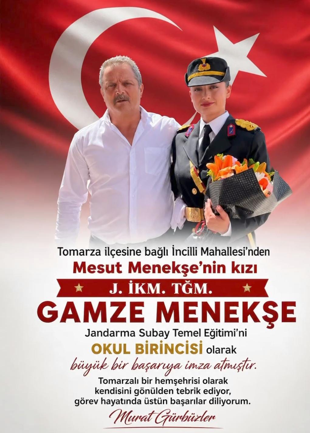 TOMARZA İLÇESİNİN GURURU OLDU
