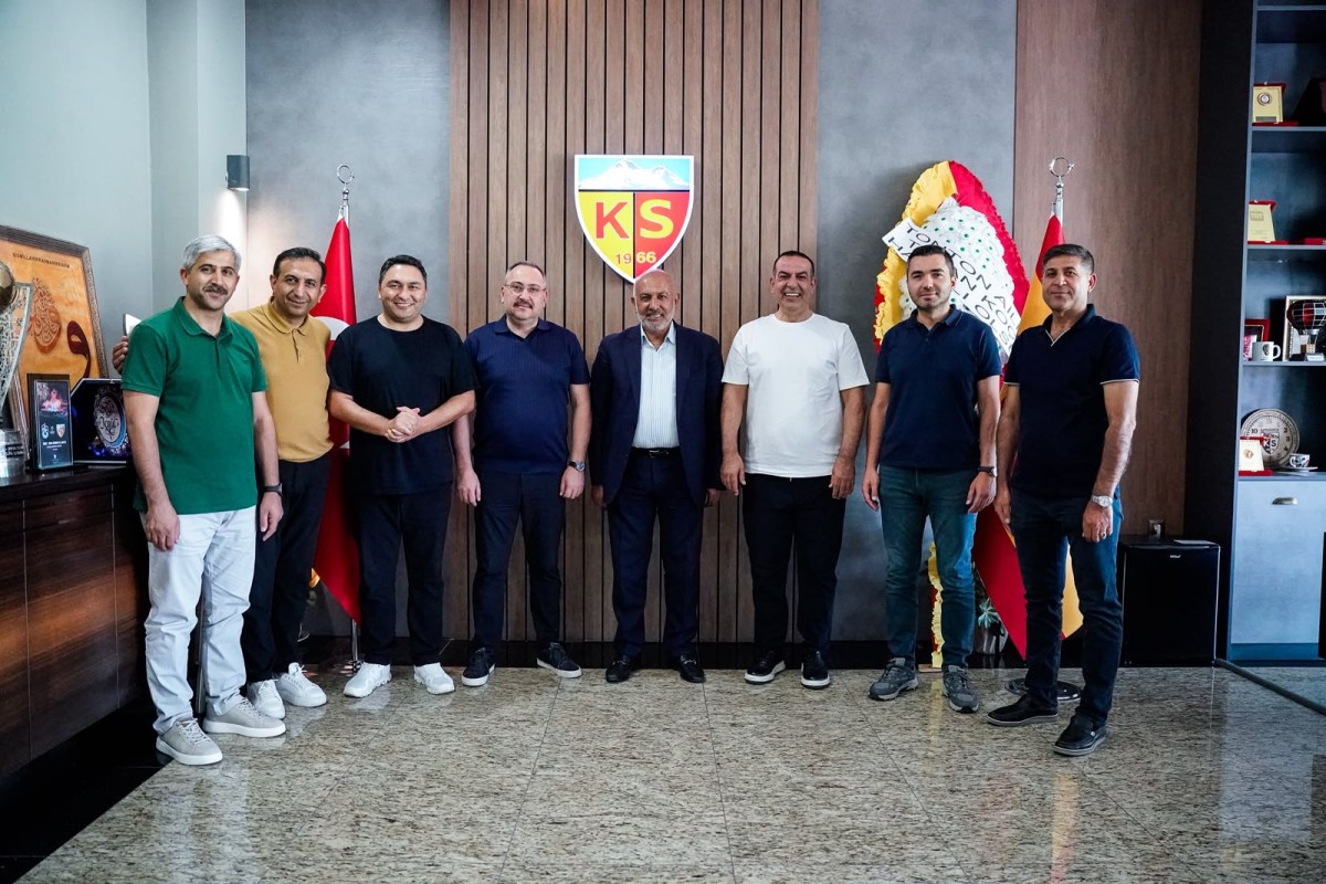 KAYSERİSPOR'U ZİYARET ETTİLER 