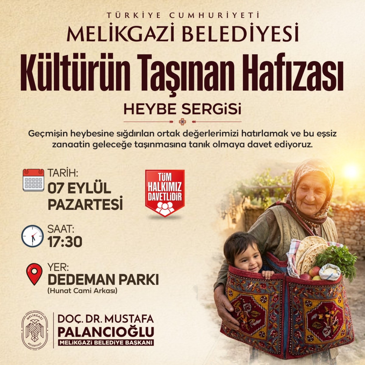 HEYBE SERGİSİ SANAT MELİKGAZİ’DE KAPILARINI AÇIYOR