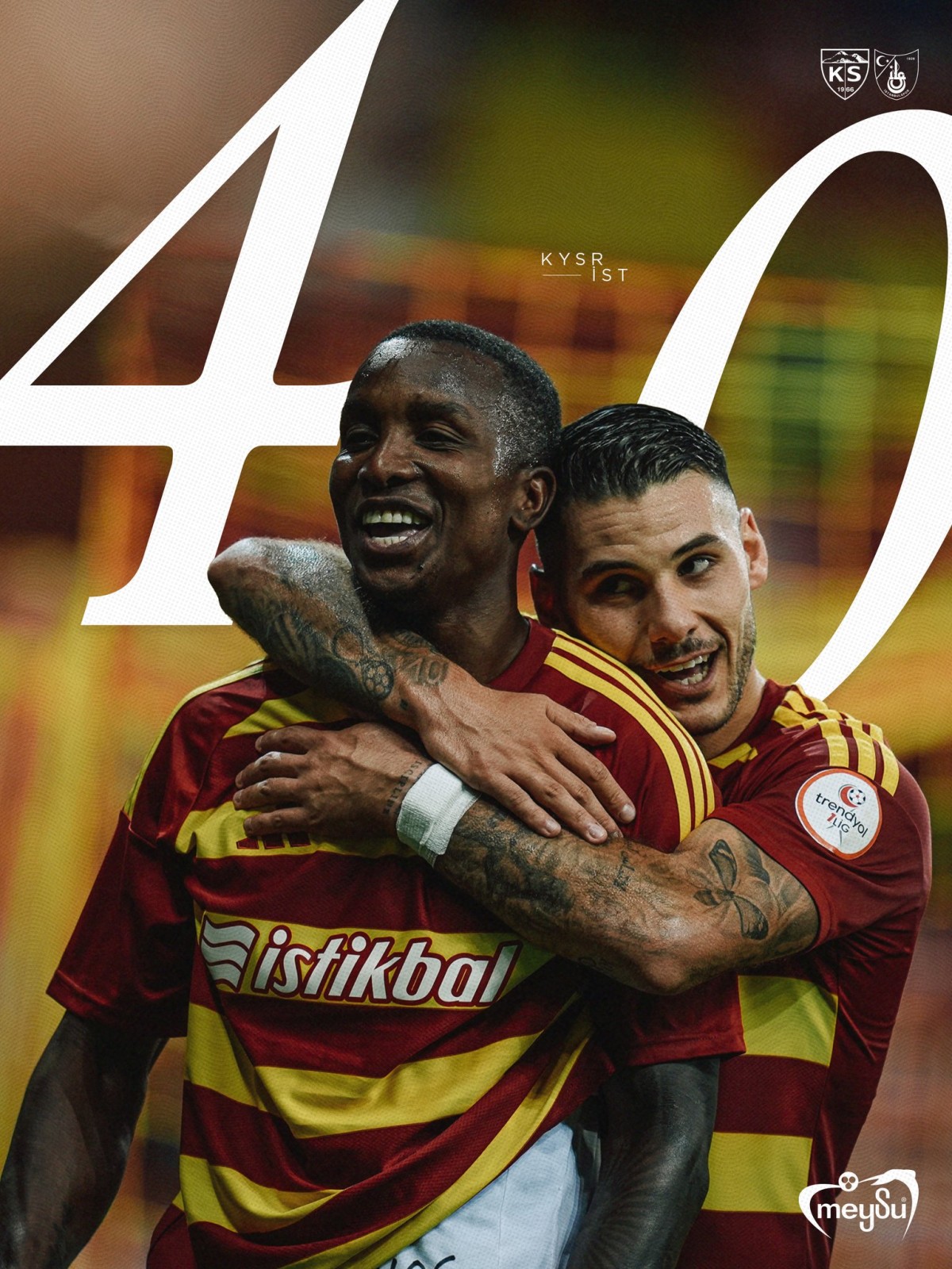 KAYSERİSPOR, LİDERLİK KOLTUĞUNA OTURDU