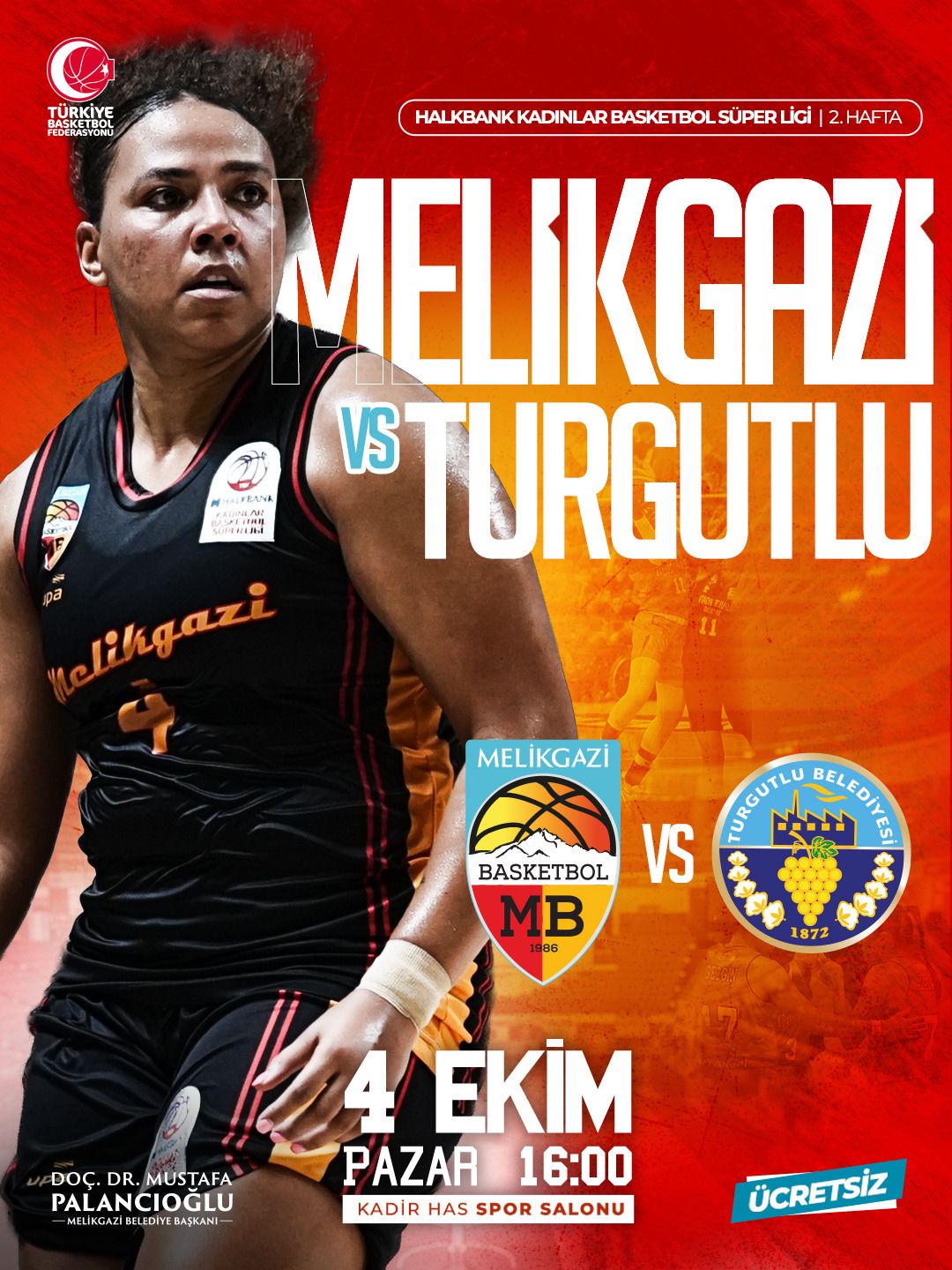 MELİKGAZİ BASKETBOL- TURGUTLU BASKETBOL MAÇI ÜCRETSİZ