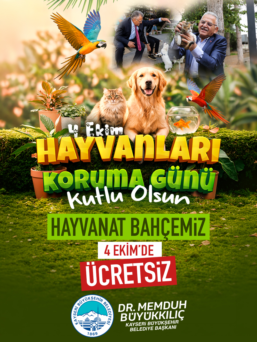 HAYVANAT BAHÇESİ BUGÜN ÜCRETSİZ