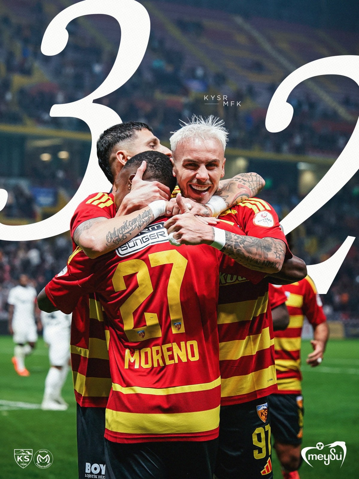 KAYSERİSPOR, MANİSA FK MAÇlNDA ÖLDÜ ÖLDÜ DİRİLDİ: 3-2