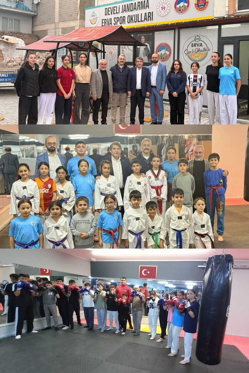 DEVELİ ERVA SPOR OKULLARINA ANKARA'DAN ÖZEL ZİYARETÇİ 