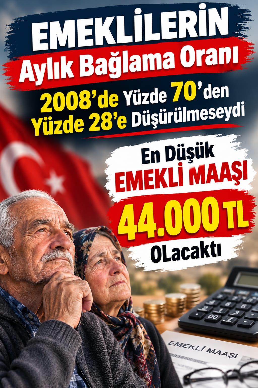 EMEKLİNİN HAKKI GASP EDİLDİ, GELECEĞİNDEN UMUT ÇALINDI! 