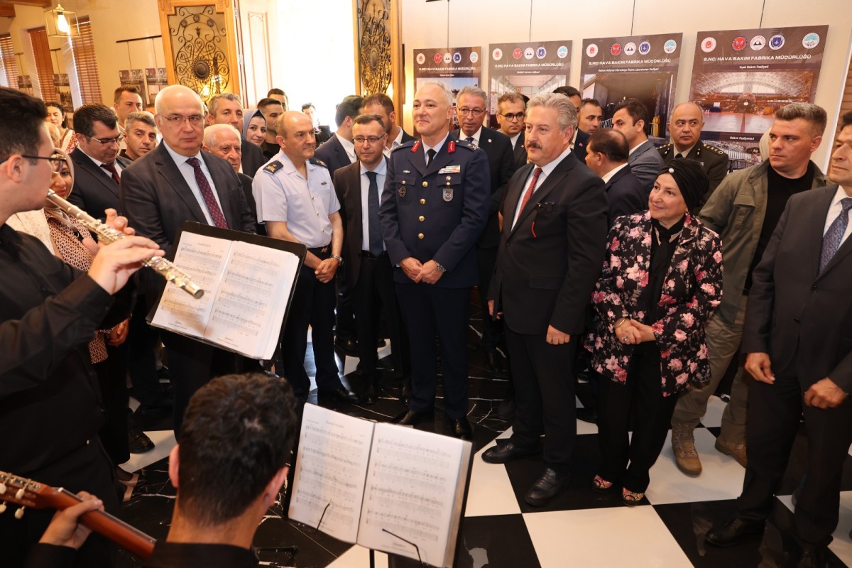 2. HAVA BAKIM FABRİKA MÜDÜRLÜĞÜ 100. YIL RESİM SERGİSİ SANAT MELİKGAZİ’DE AÇILDI