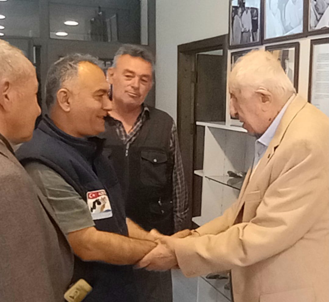 DAMIZLIK BİRLİĞİNİN KAYSERİ'DE KURUCUSU NECATİ KURMEL’E “VEFA ZİYARETİ”