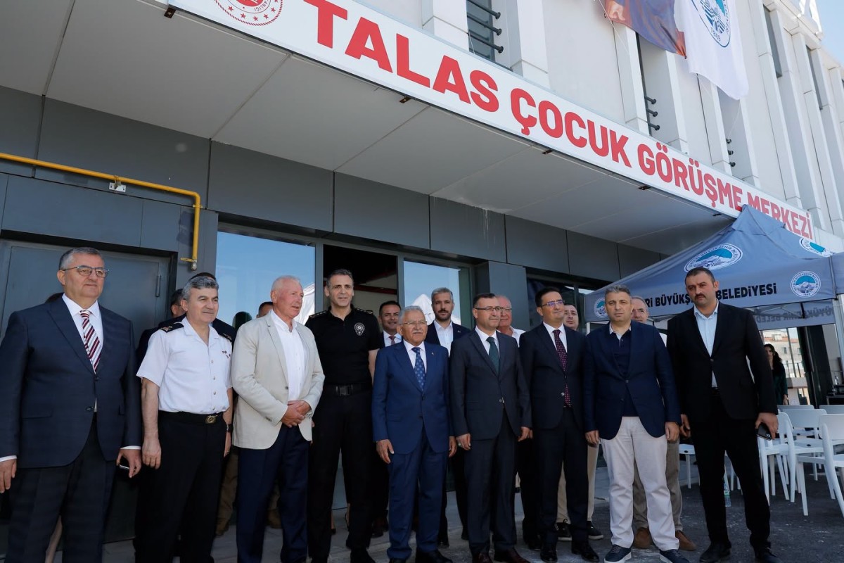 TALAS ÇOCUK GÖRÜŞME MERKEZİ’NİN AÇILIŞI YAPILDI