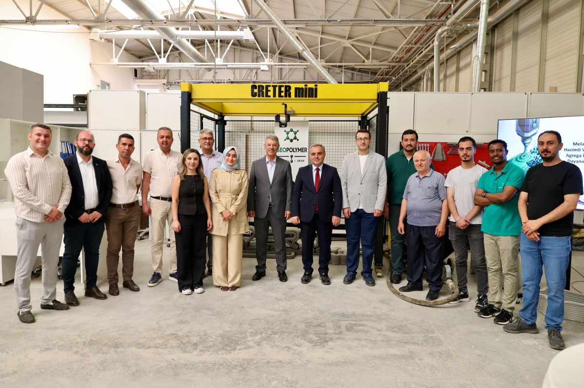 ERÜ'DE 3D BASKI YAPI MALZEMELERİ GELİŞTİRME PROJESİ TANITILDI
