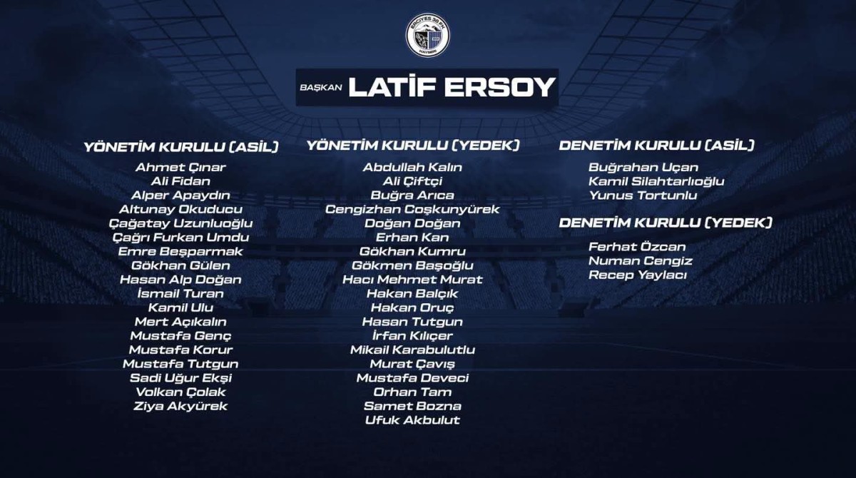 ERCİYES 38 FK'DA YENİ BAŞKAN LATİF ERSOY