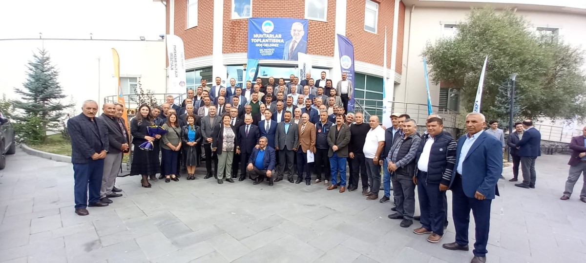 DEVELİ'DE MUHTARLAR BÜYÜKKILIÇ İLE BULUŞTU