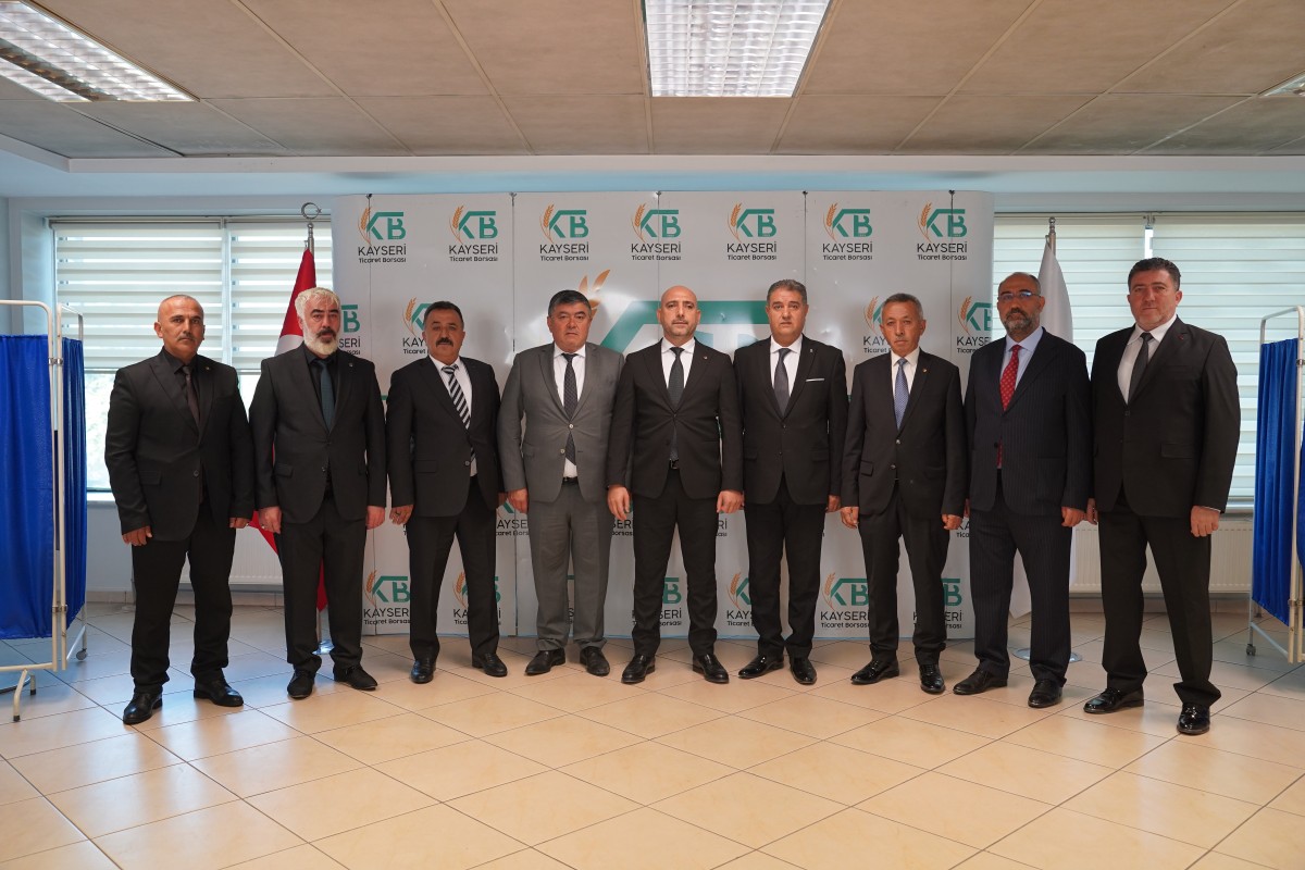 KAYSERİ TİCARET BORSASI’NDA GÖREV DAĞILIMLARI BELLİ OLDU