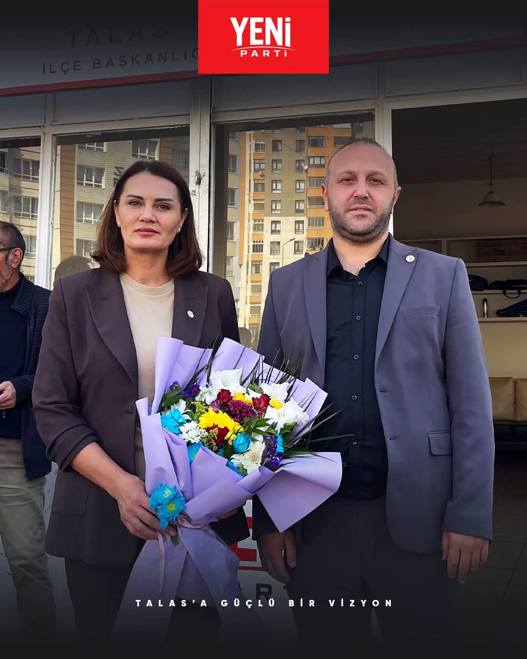 YENİ PARTİ TALAS'TA DEVİR TESLİM TÖRENİ YAPILDI