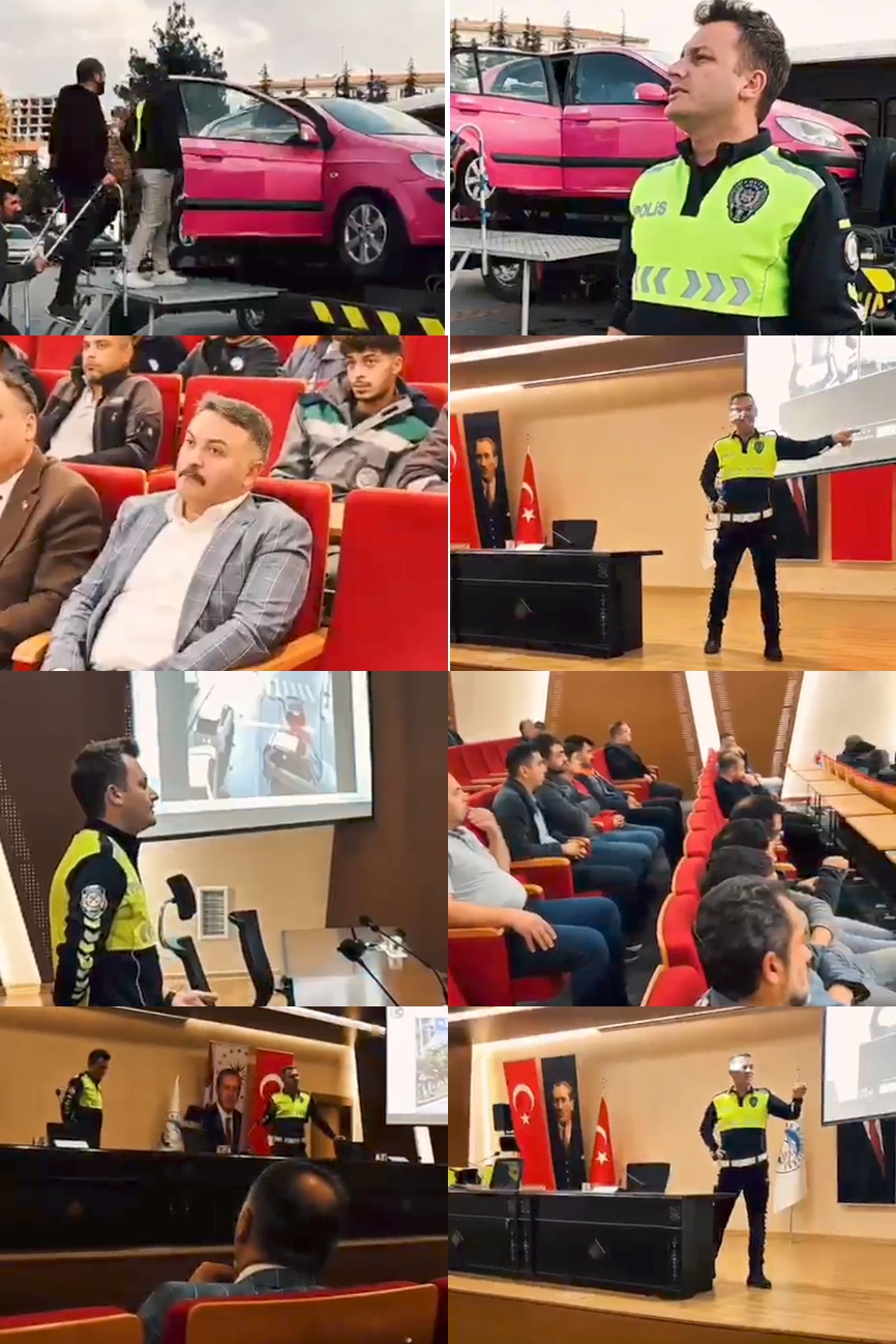 EMNİYET MÜDÜRLÜĞÜ'NDEN EĞİTİM ÇALlŞMASl 