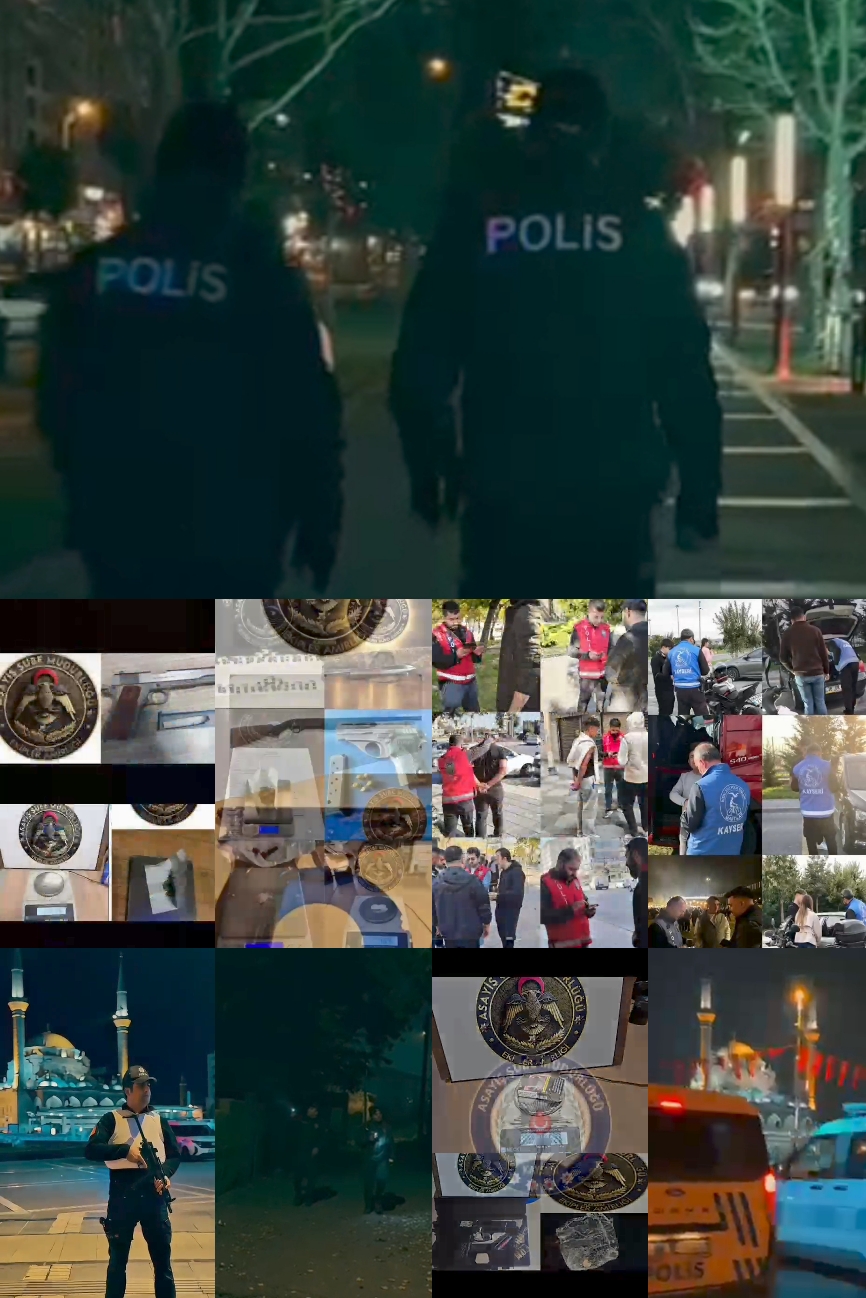 EMNİYET MÜDÜRLÜĞÜ'NDEN HUZUR OPERASYONU